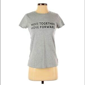 NWOT Athleta Organic Daily Crew 100% Cotton Tee Size Large Gray